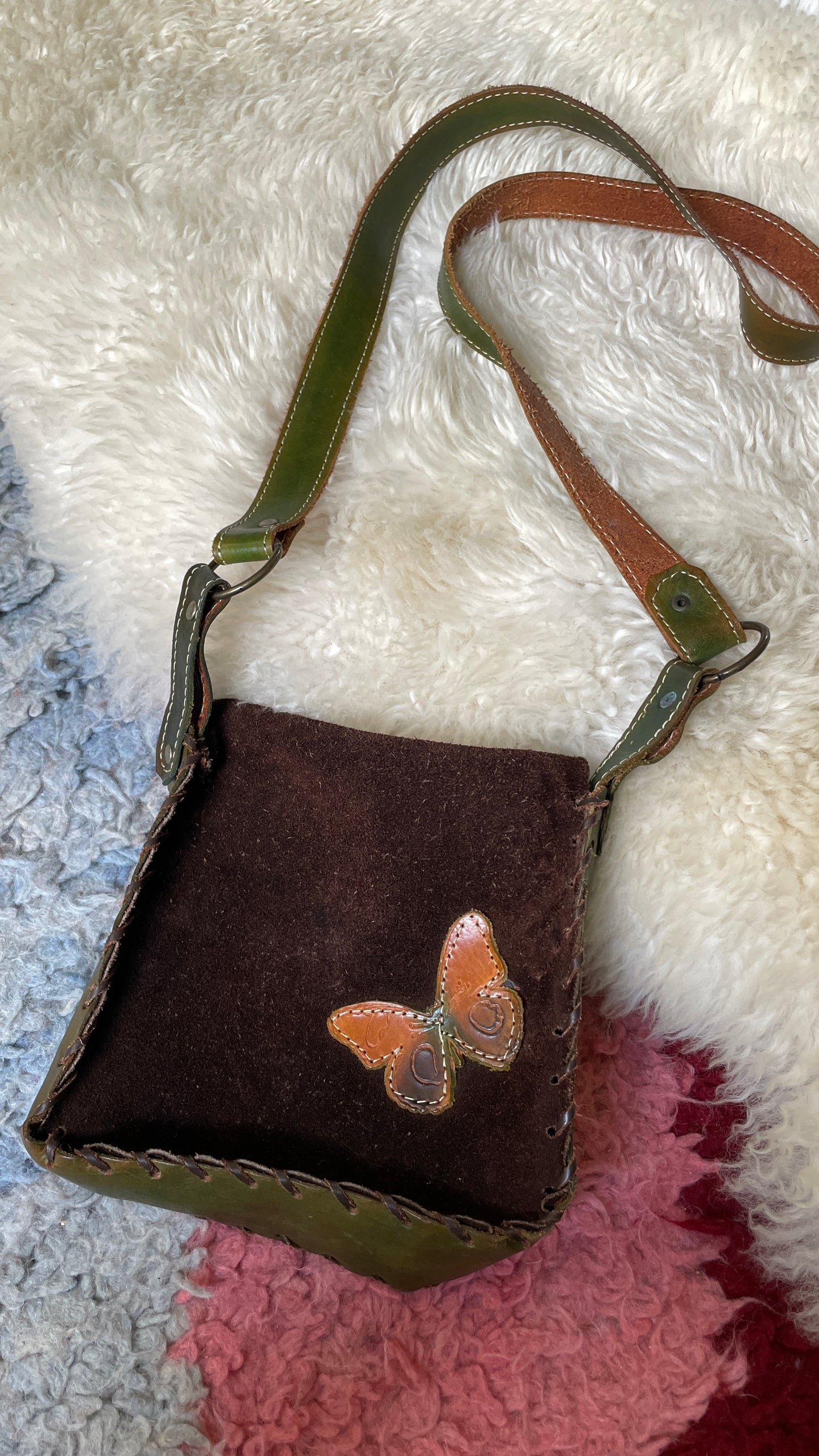 70s butterfly bag