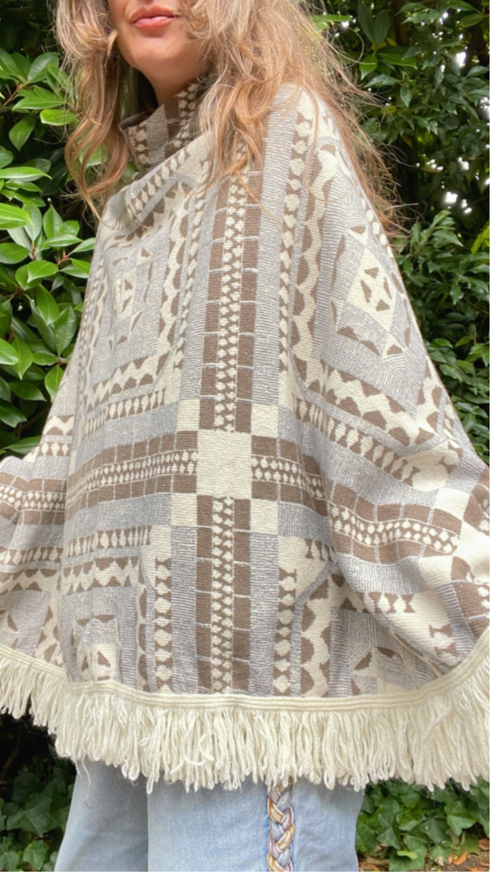 60s Retro Poncho