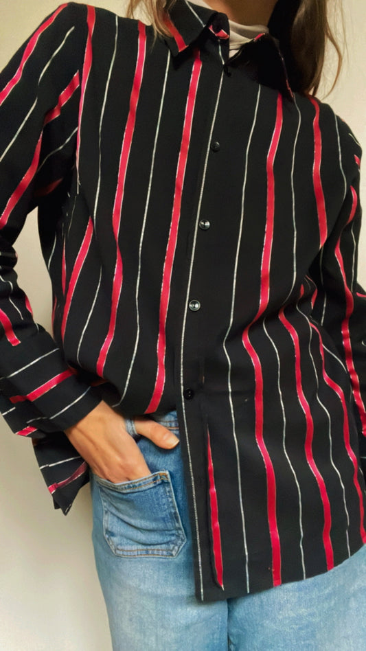 70s Festive Stripe Shirt