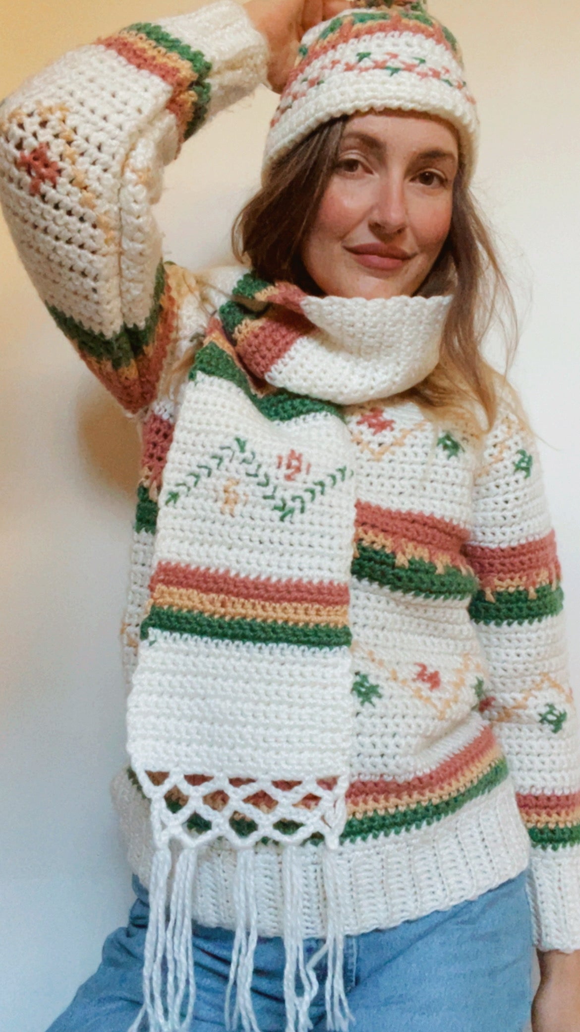 Knitted Jumper Set