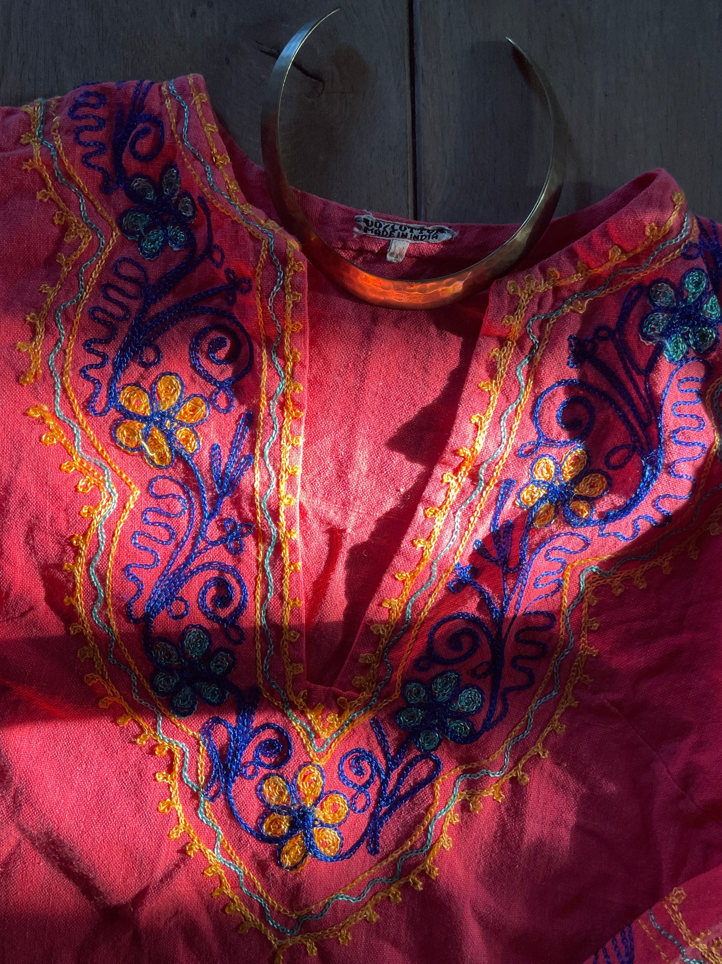Petite 70s hippie dress