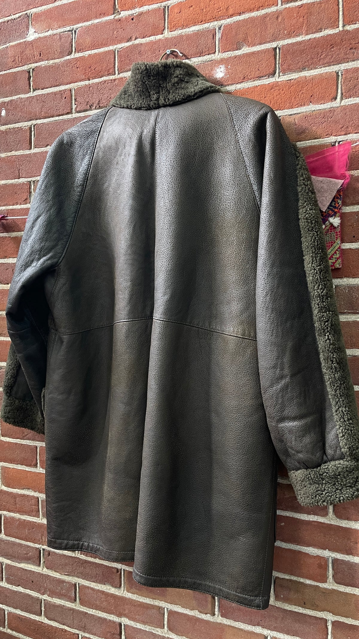 Shearling and Leather Coat