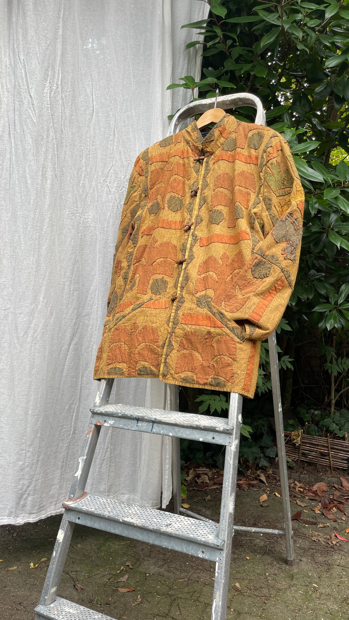 Golden Kantha Shacket