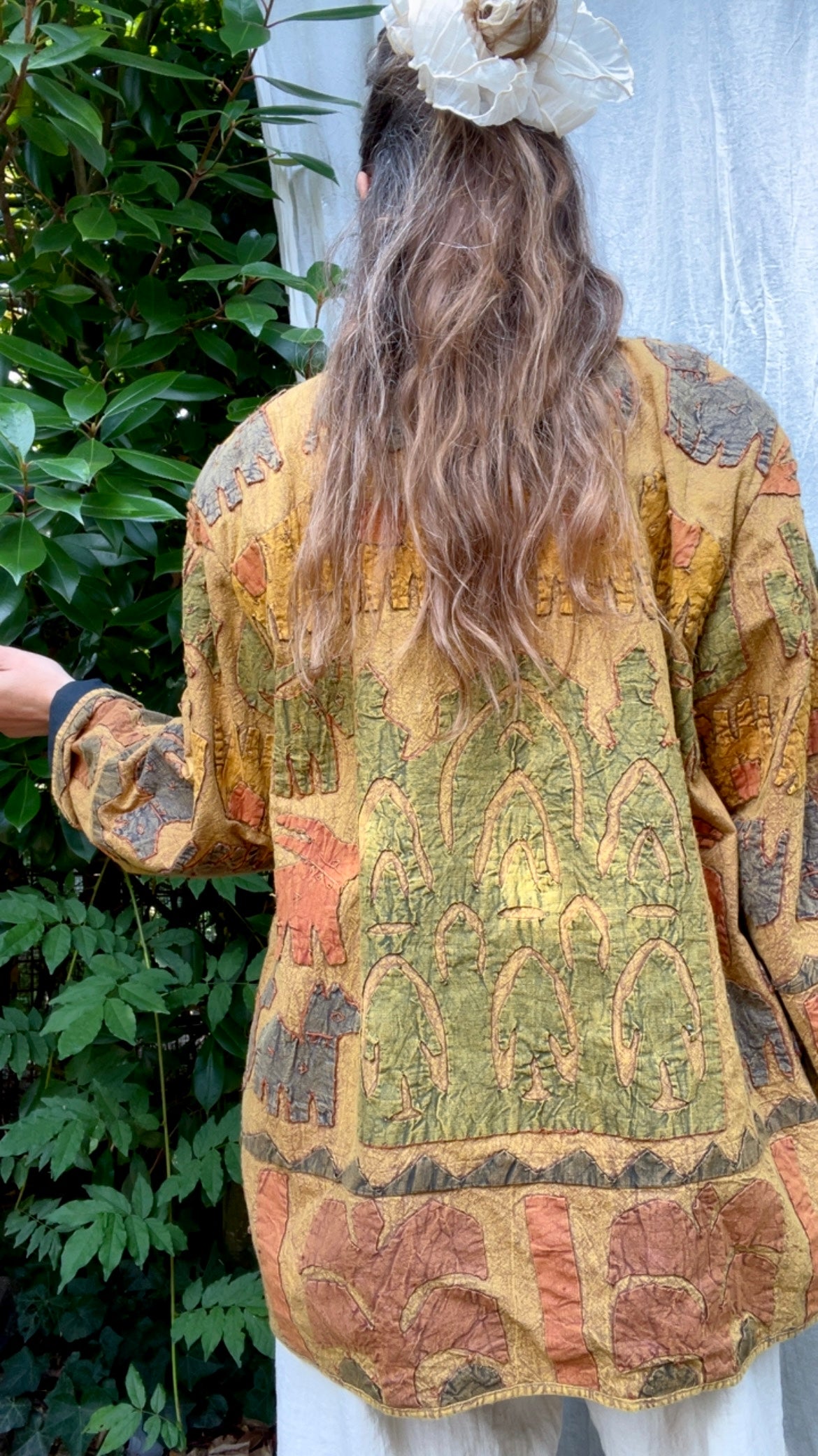 Golden Kantha Shacket