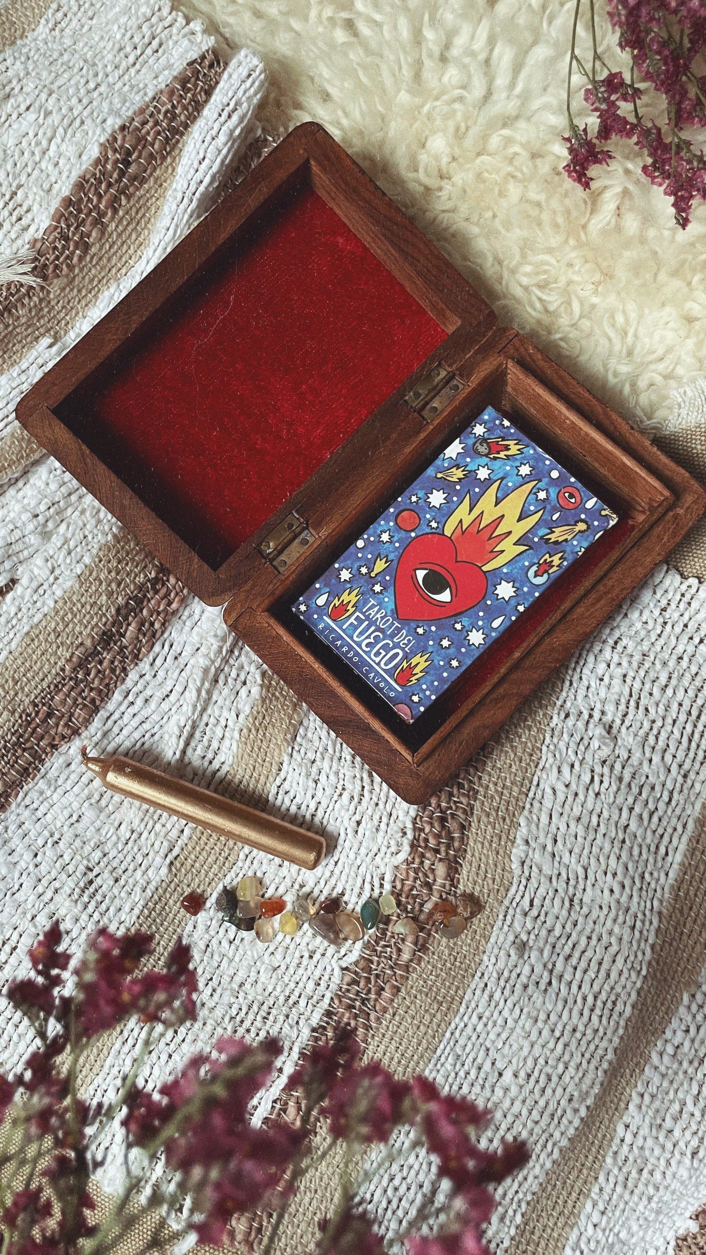 Wood Carved Box