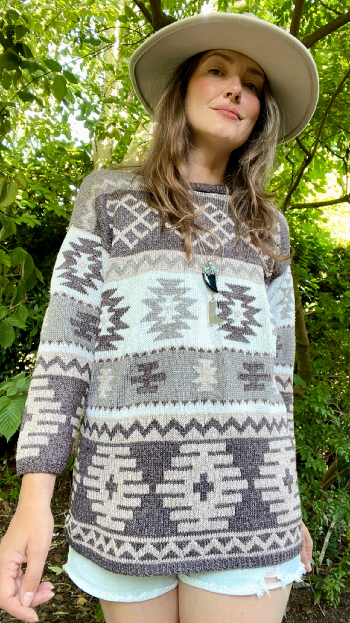 Fair Isle Pattern Jumper