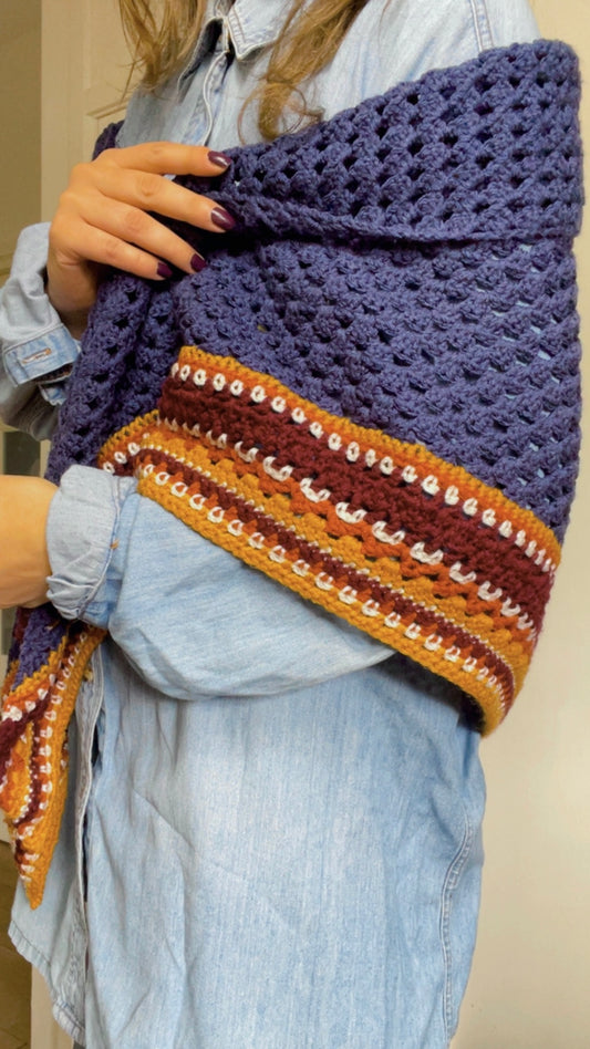 Crochet Triangle Scaf