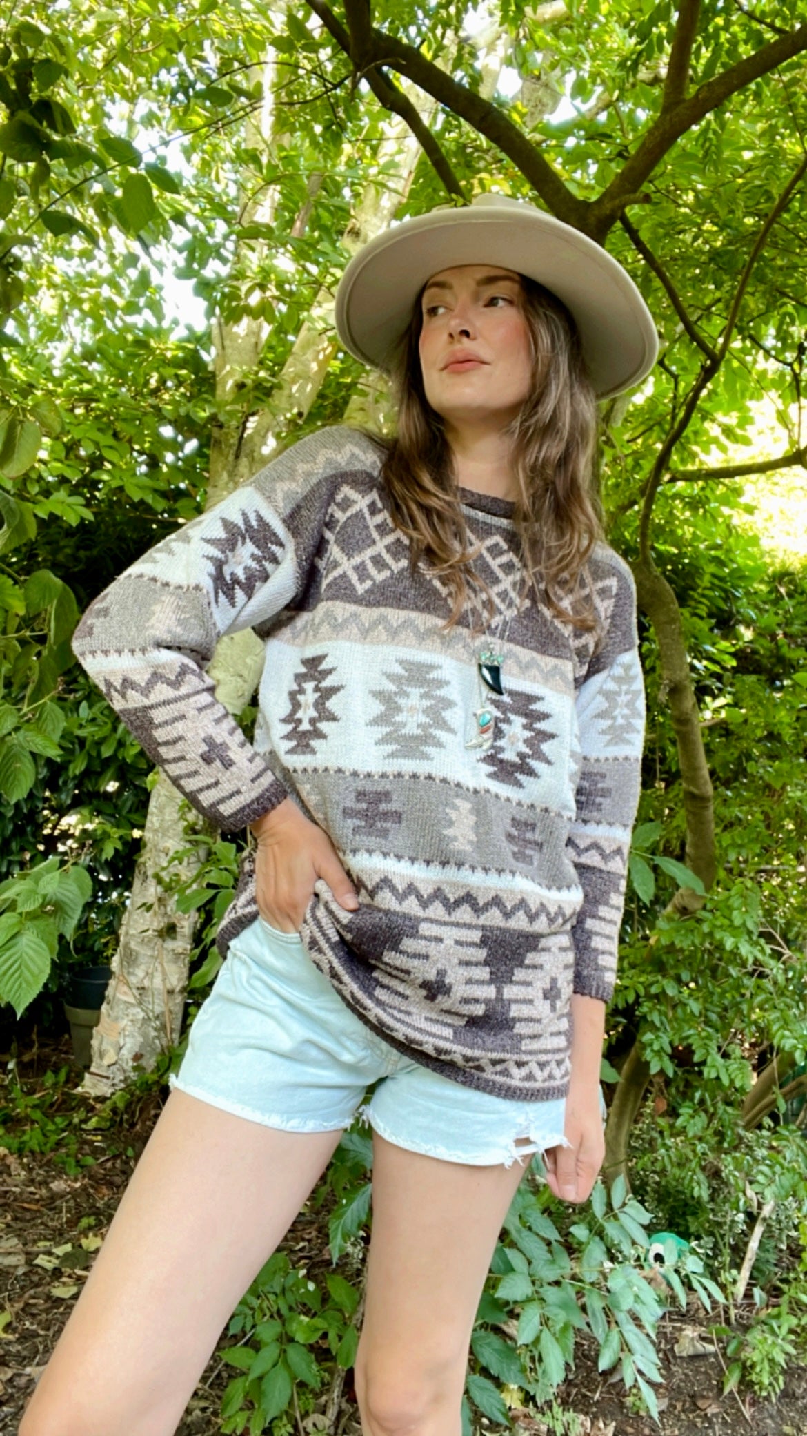 Fair Isle Pattern Jumper
