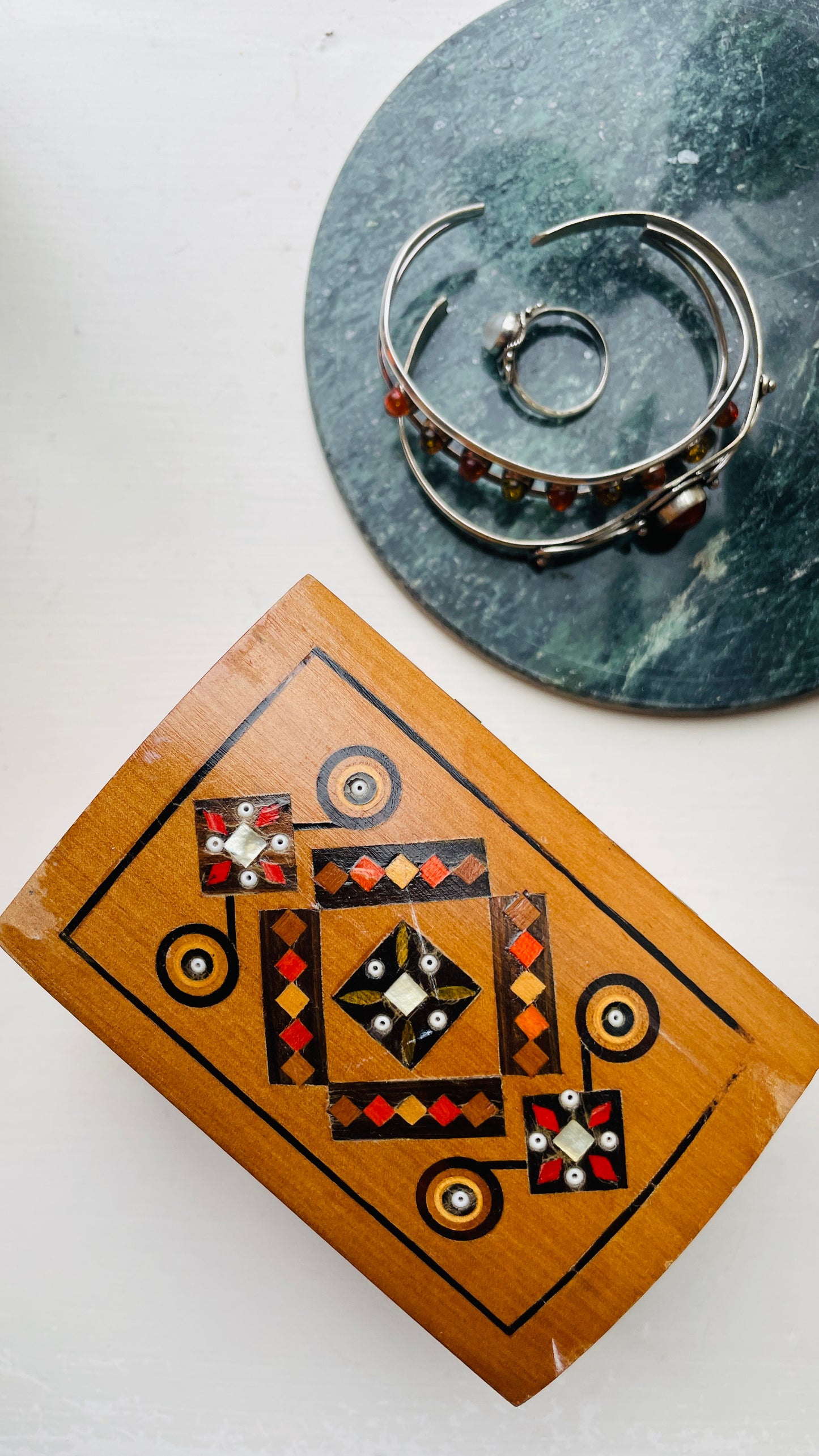 Wood Inlay Treasure Box