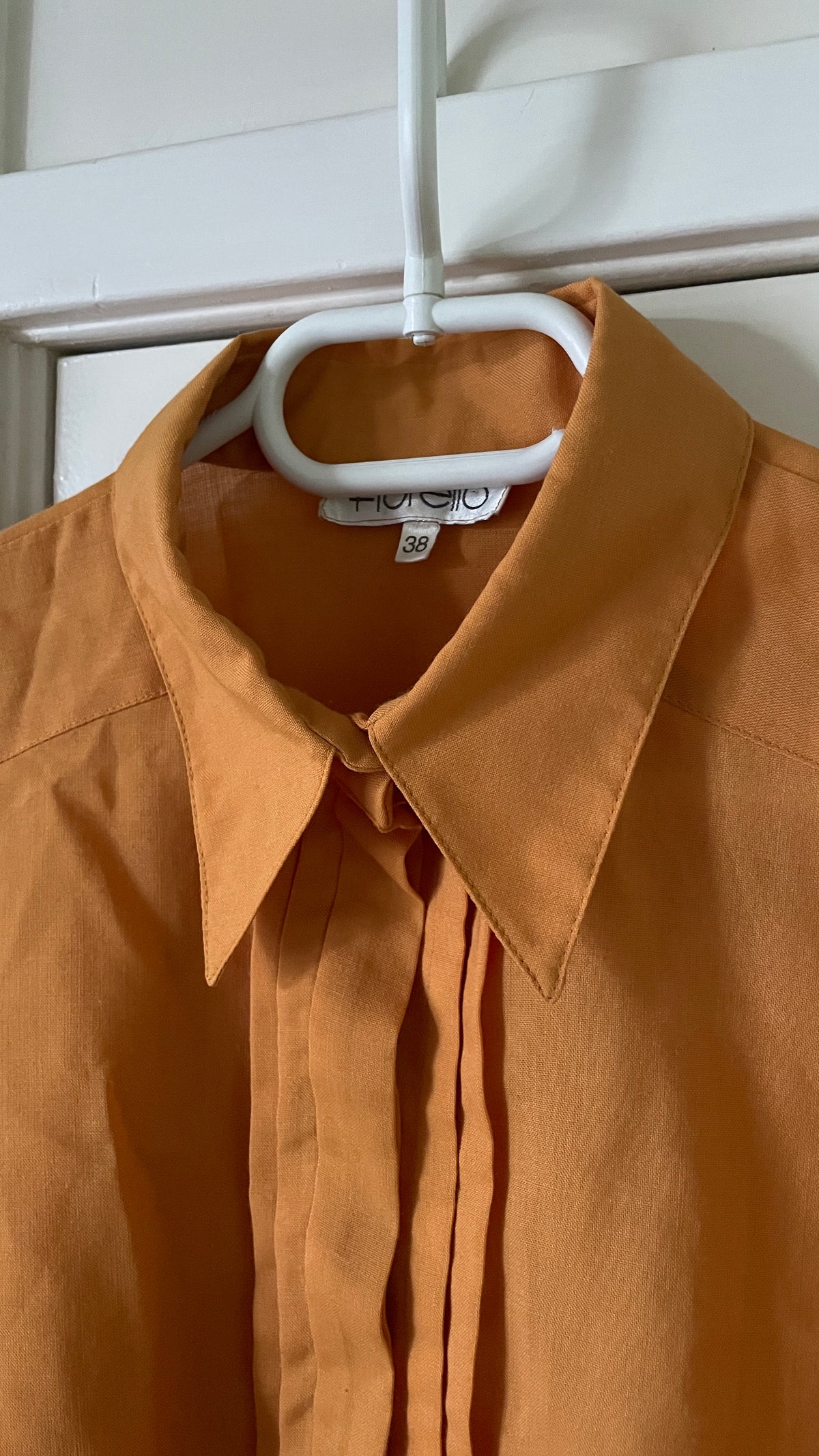 Golden Pleated LS Shirt