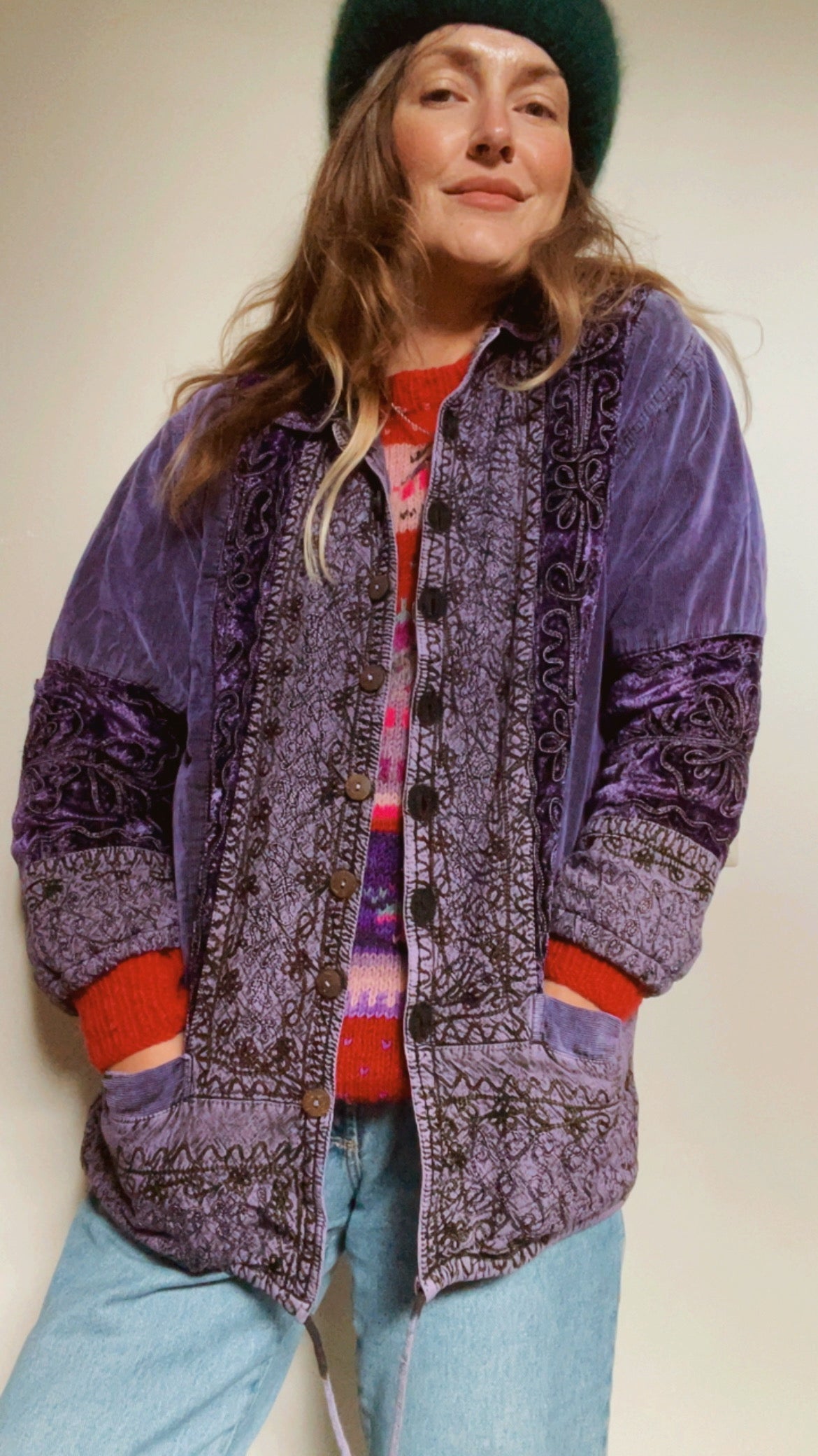 Amethist Kantha Jacket