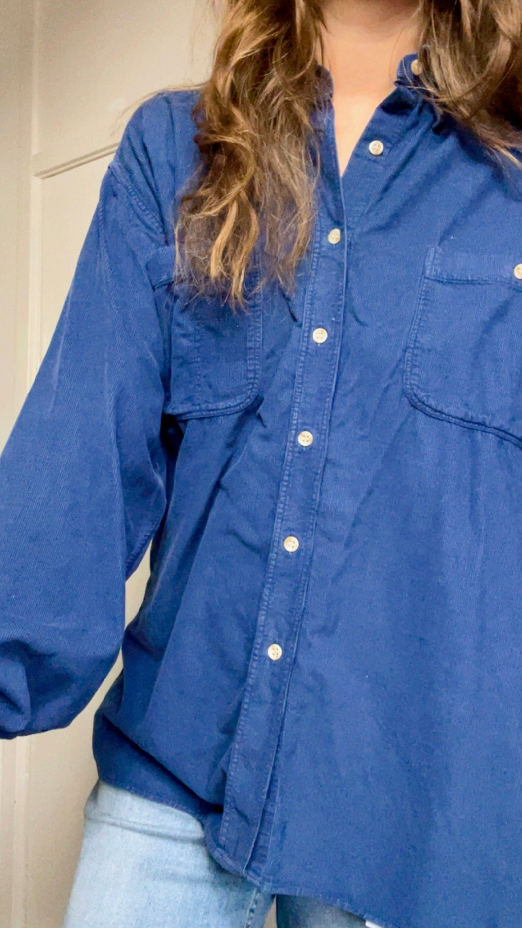 Corduroy Button Down Shirt