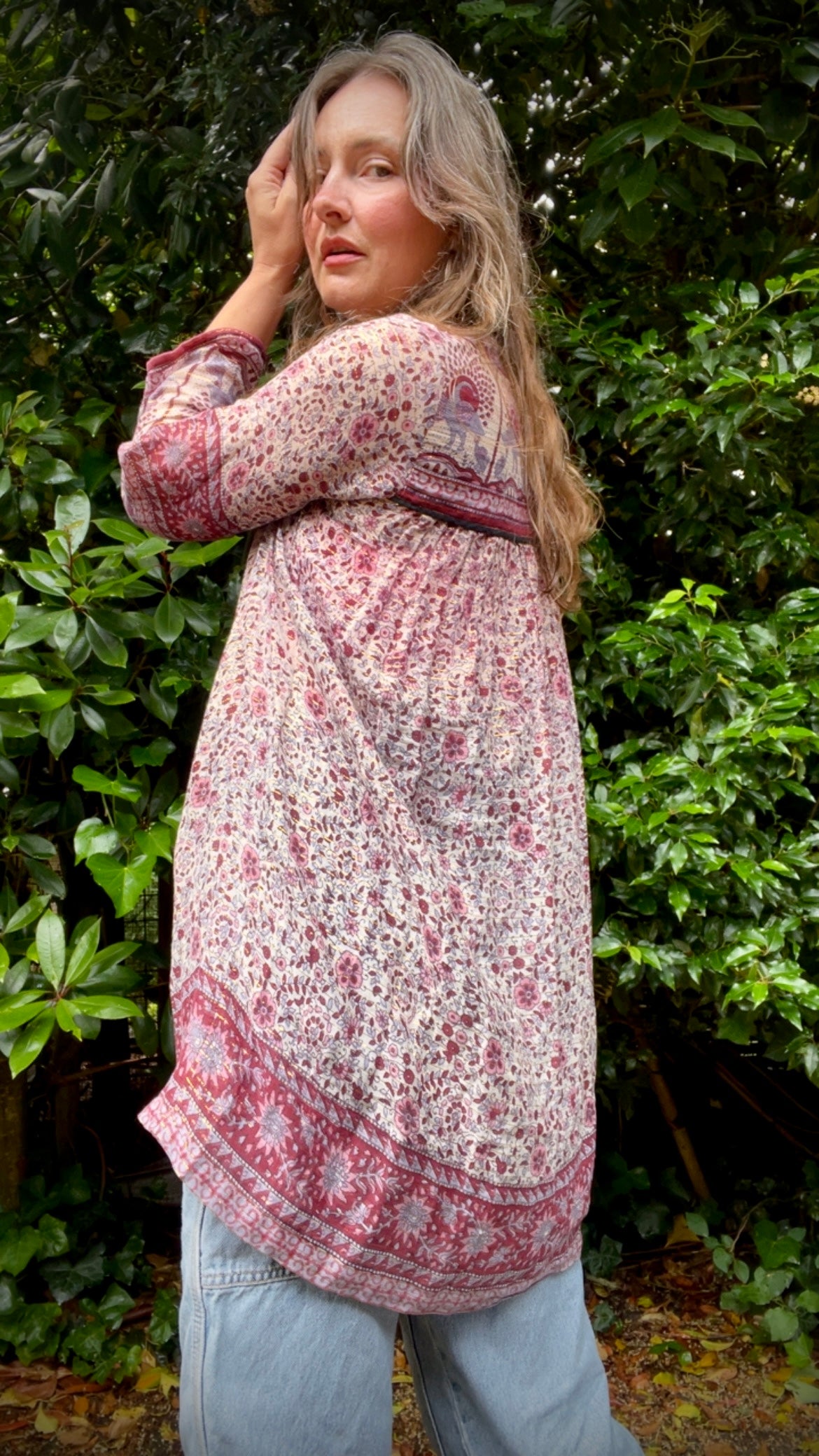 Cotton Gauze Mini Dress