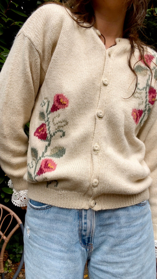 Climbing Rose Cardigan