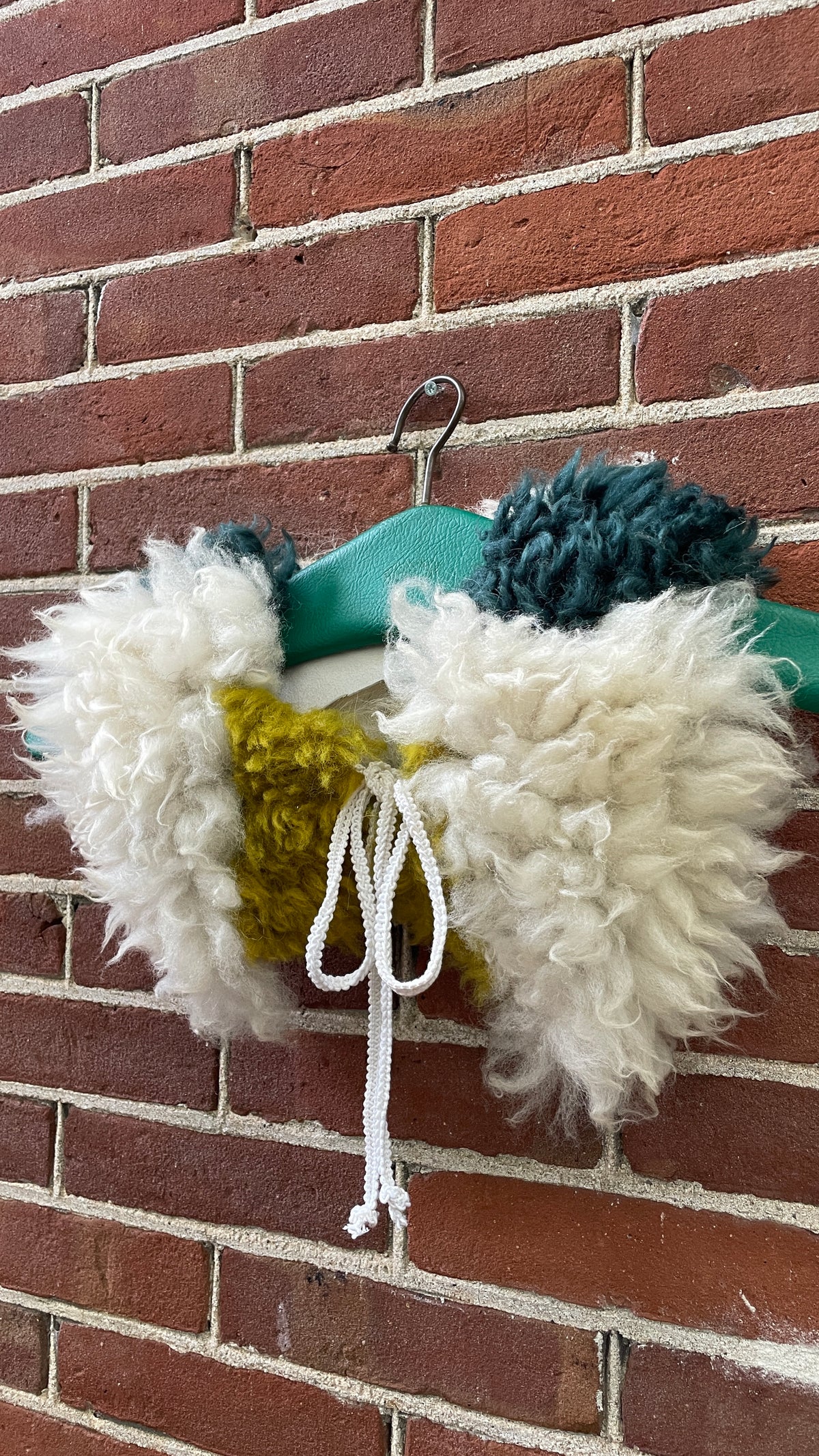 Reworked Patchwork Shearling Collar