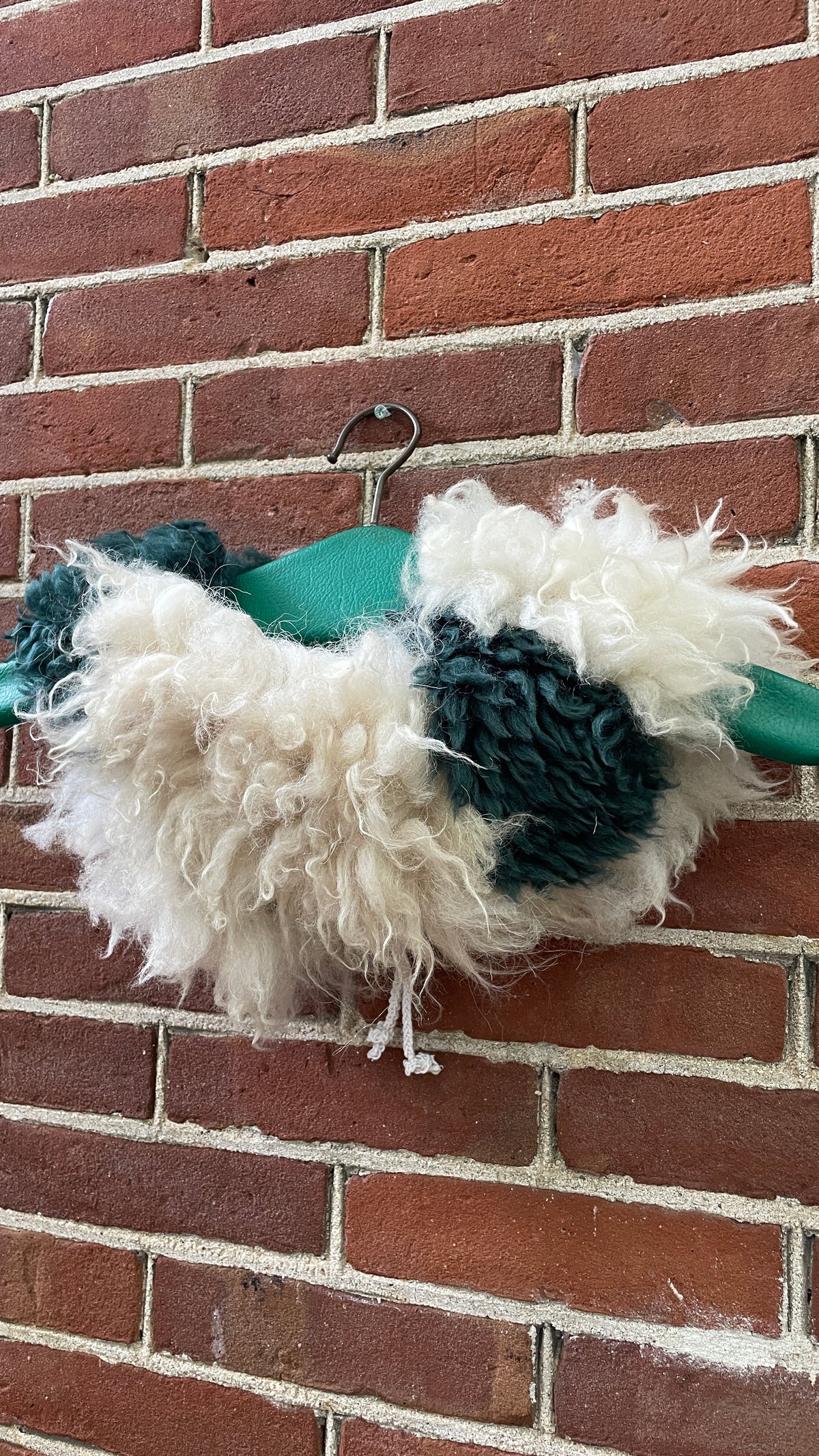 Reworked Patchwork Shearling Collar