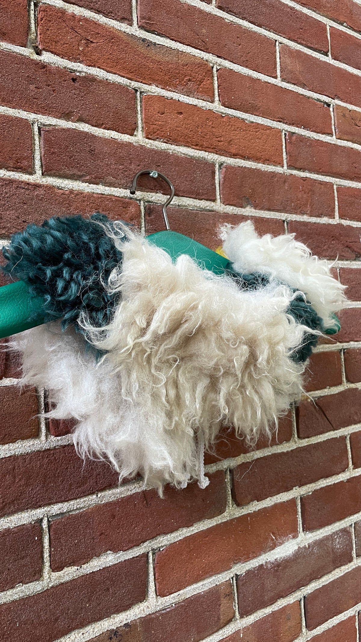 Reworked Patchwork Shearling Collar