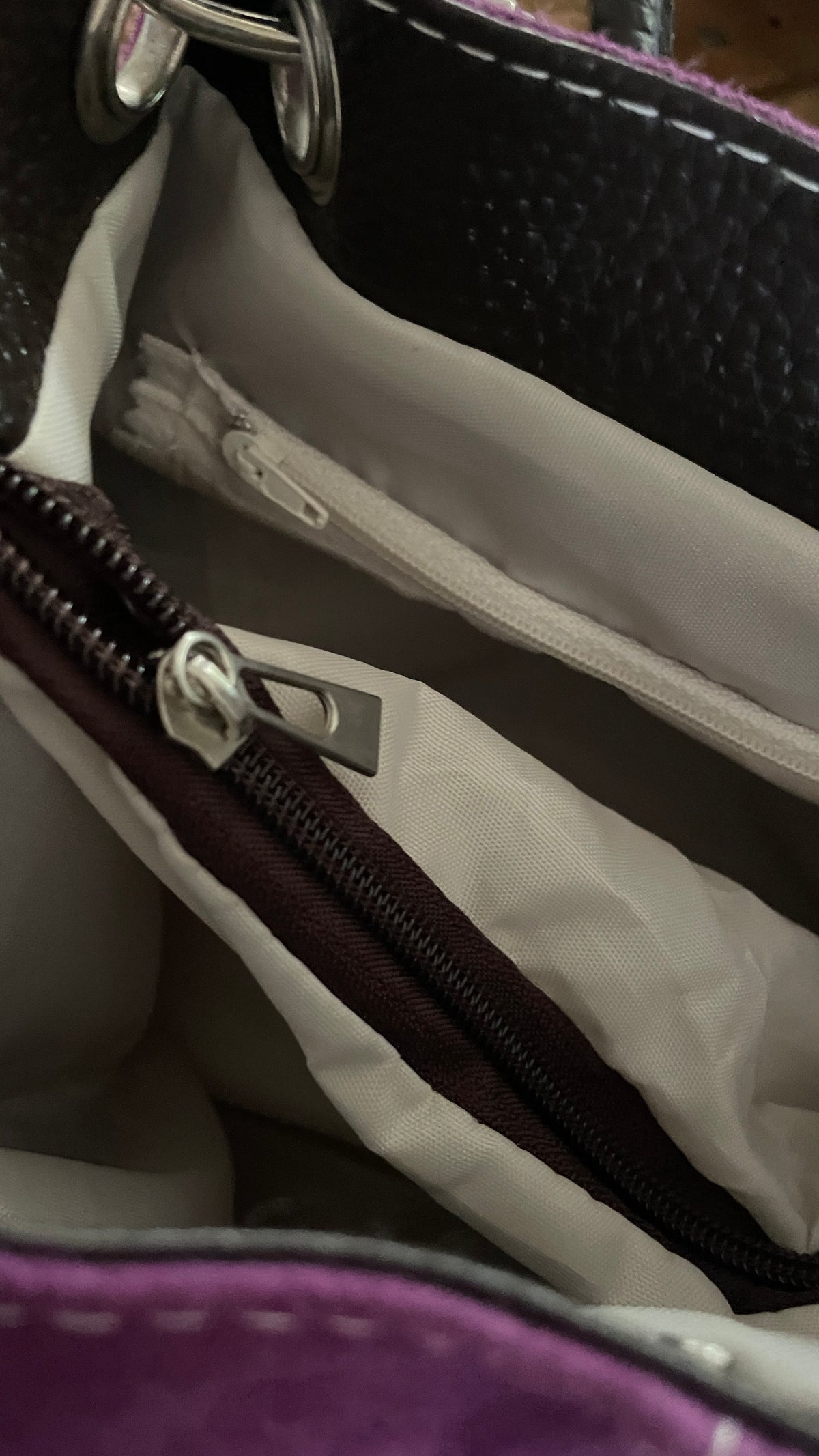 Purple Suede Bag
