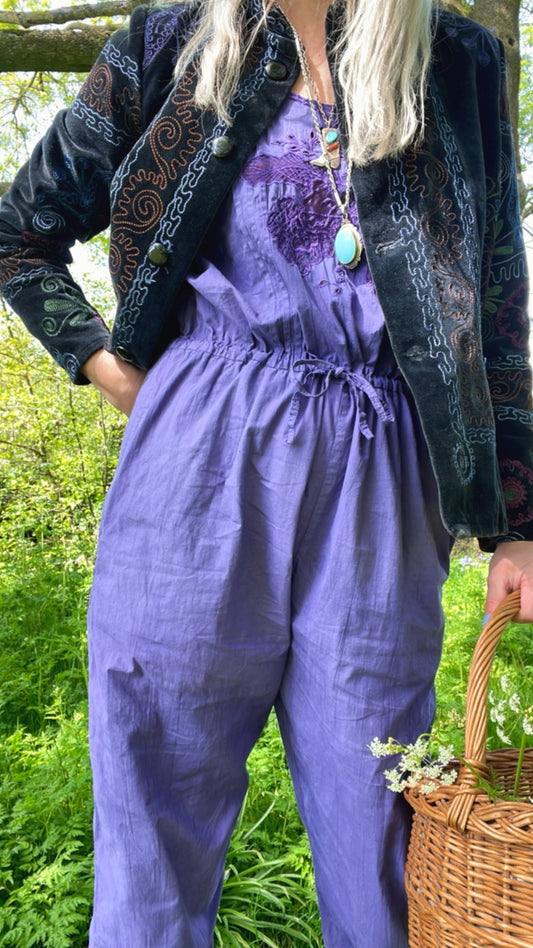 Hand-dyed jumpsuit