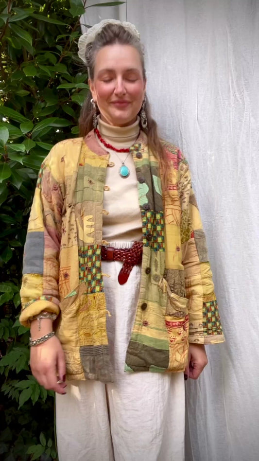 Patchwork Kantha Jacket