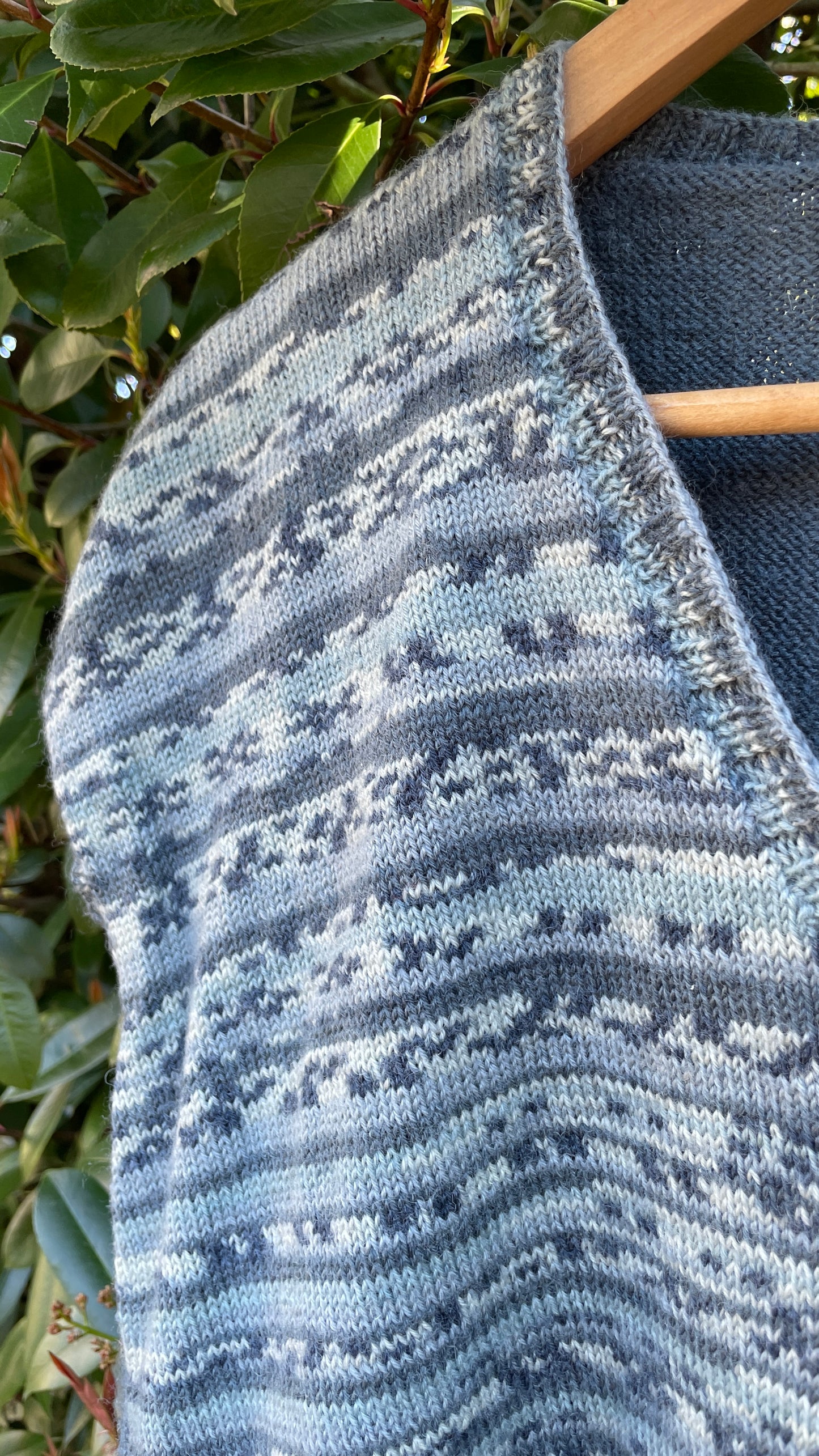 Hand-knitted spencer