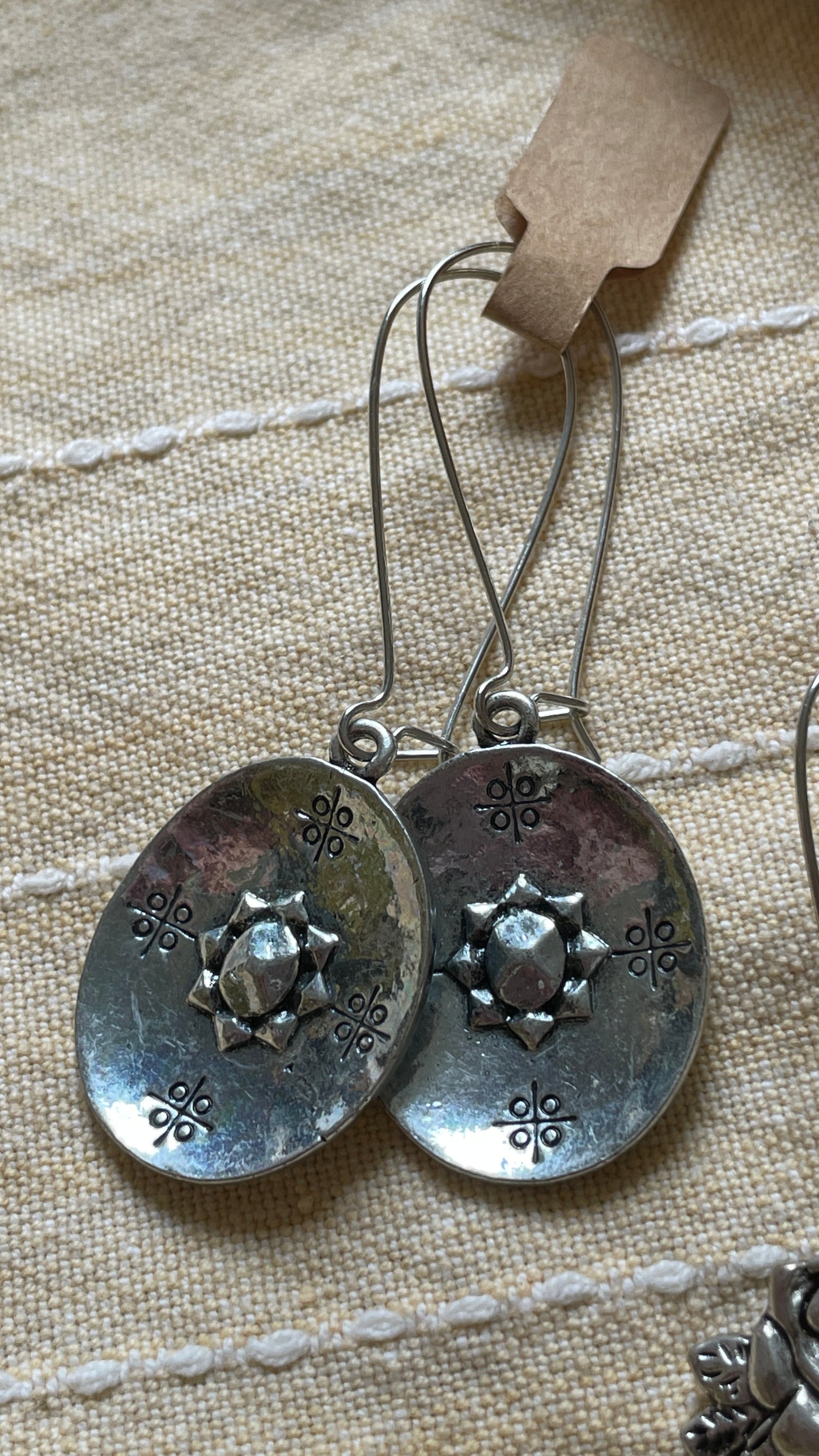 Vintage upcycled earrings