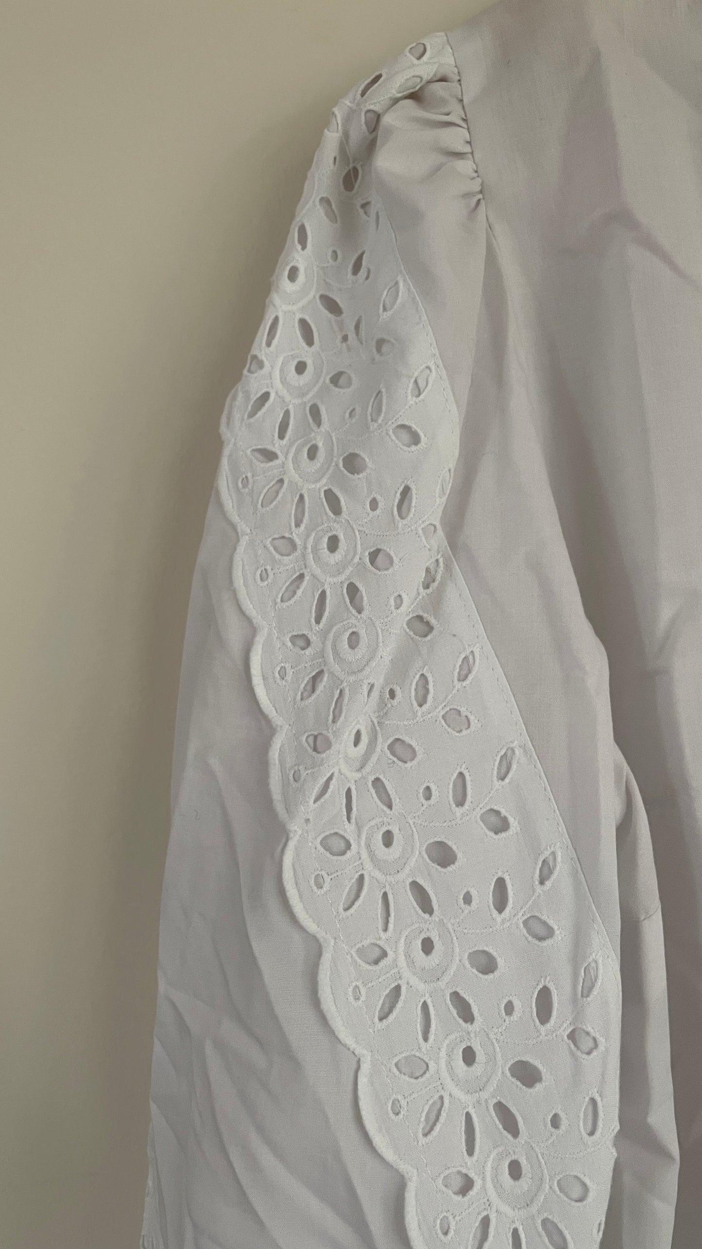 Cotton broderie blouse